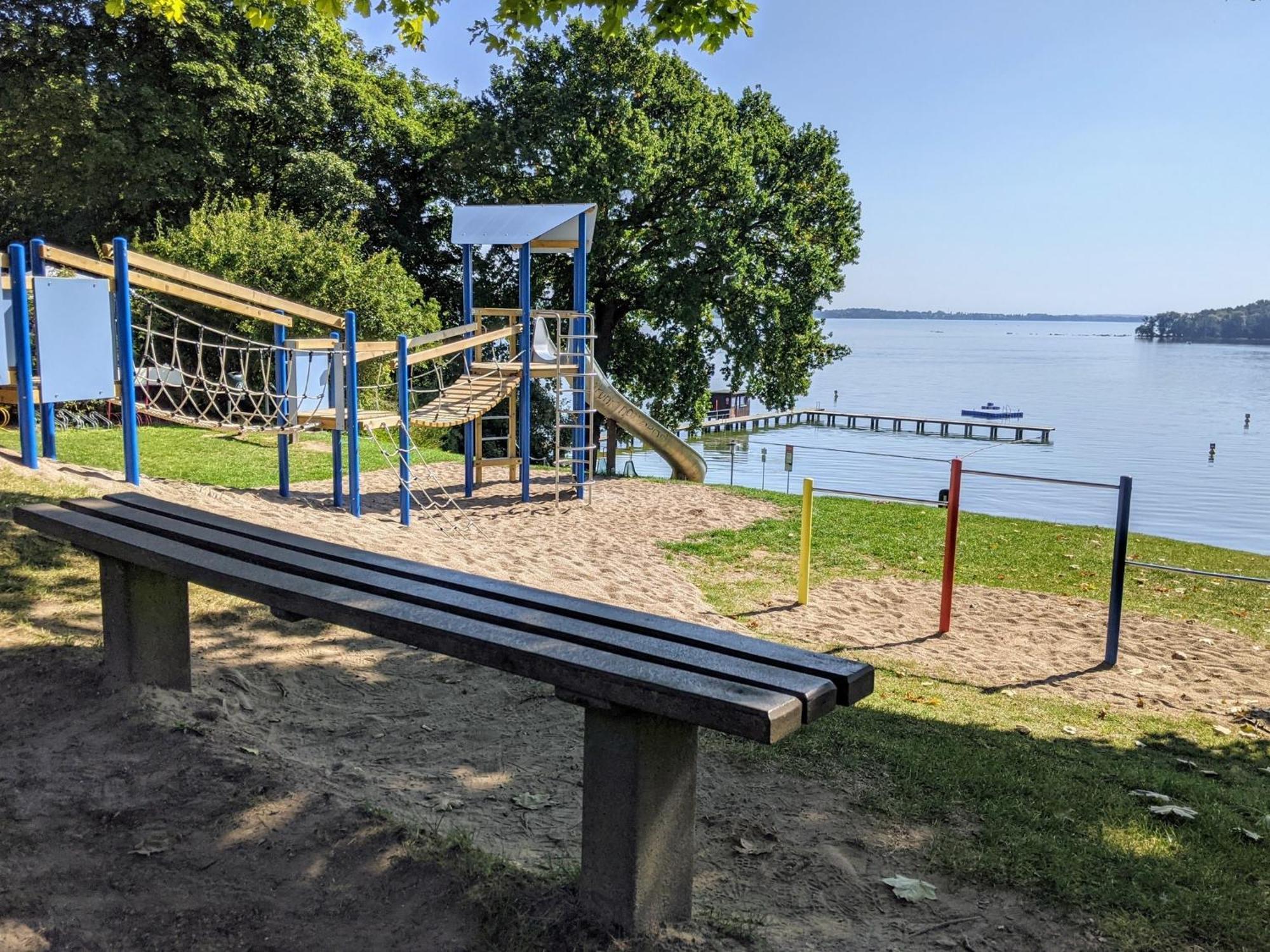 Ferienwohnung Gartenblick Am Schweriner See 什未林 外观 照片